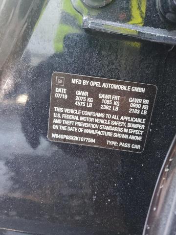 2019 BUICK REGAL ESSE W04GP6SX2K1077564