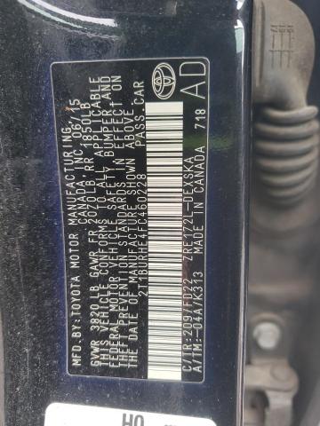 2015 TOYOTA COROLLA L - 2T1BURHE4FC460228