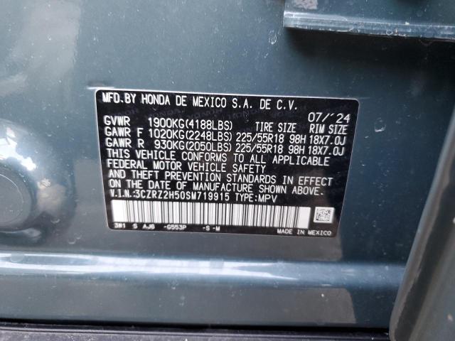 2025 HONDA HR-V SPORT - 3CZRZ2H50SM719915