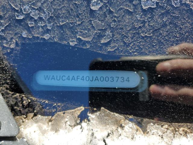2018 AUDI S4 PRESTIG WAUC4AF40JA003734