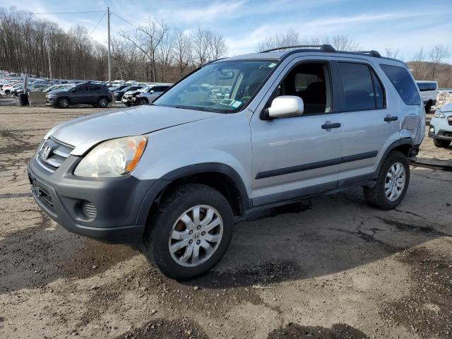 HONDA CR-V EX 2005 silver  gas JHLRD78835C000176 photo #1