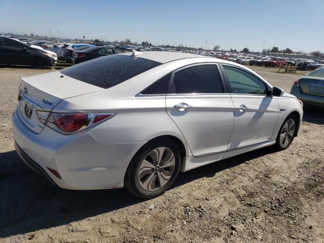 HYUNDAI SONATA HYB 2013 white sedan 4d hybrid engine KMHEC4A44DA087385 photo #4