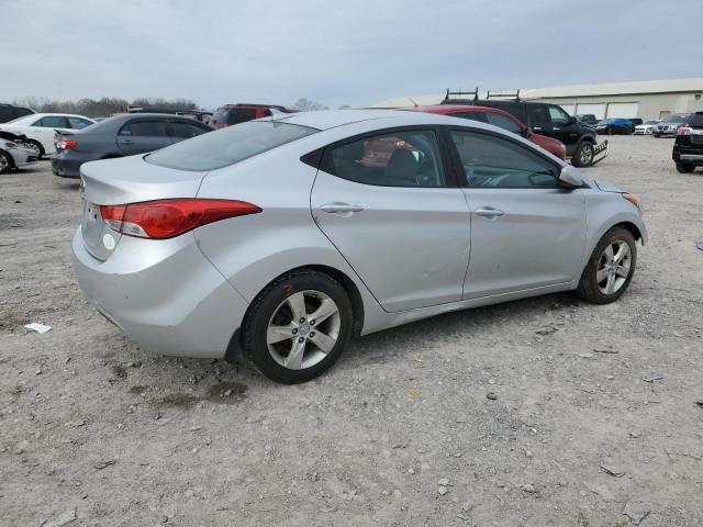 HYUNDAI ELANTRA GL 2012 silver sedan 4d gas KMHDH4AE4CU349554 photo #4