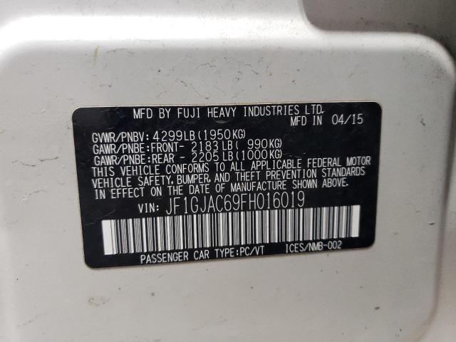 2015 SUBARU IMPREZA PR - JF1GJAC69FH016019