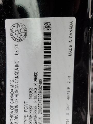 2025 HONDA CIVIC SPOR - 2HGFE4F82SH002400