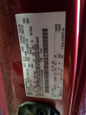 2015 FORD F150 SUPER - 1FTFW1EG7FFC53598