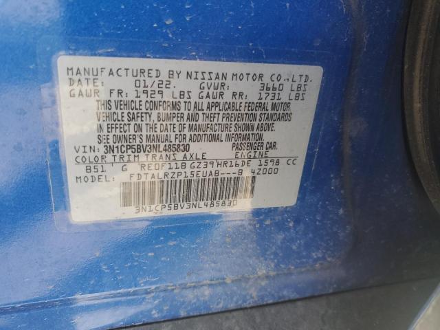 2022 NISSAN KICKS S - 3N1CP5BV3NL485830
