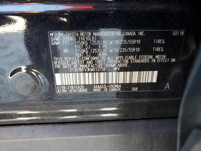 2019 TOYOTA RAV4 XLE P - 2T3C1RFV3KW013759