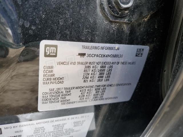3GCPACEK4NG589130 2022 CHEVROLET ALL Models
