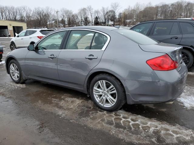 INFINITI G25 2012 gray sedan 4d gas JN1DV6AR8CM861848 photo #3