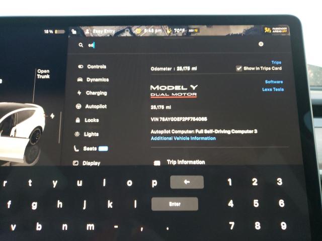 2023 TESLA MODEL Y - 7SAYGDEF2PF754065