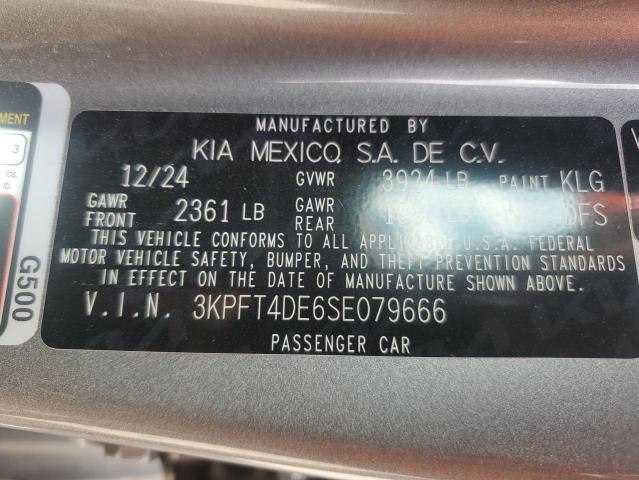 2025 KIA K4 LX 3KPFT4DE6SE079666