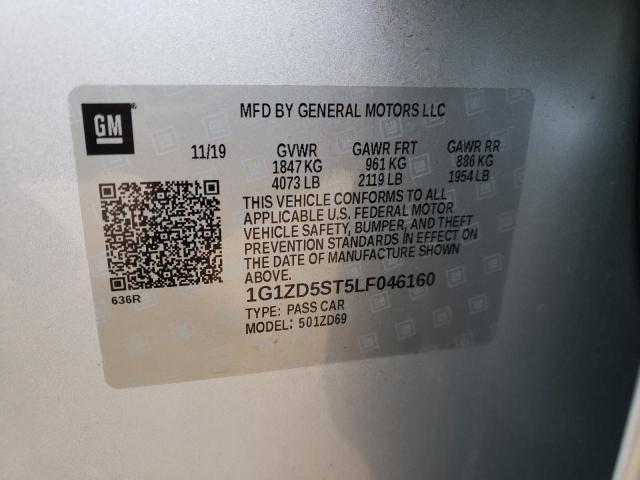 2020 CHEVROLET 10 - 1G1ZD5ST5LF046160