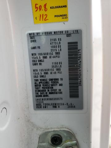 2021 NISSAN NV200 2.5S - 3N6CM0KN9MK698579