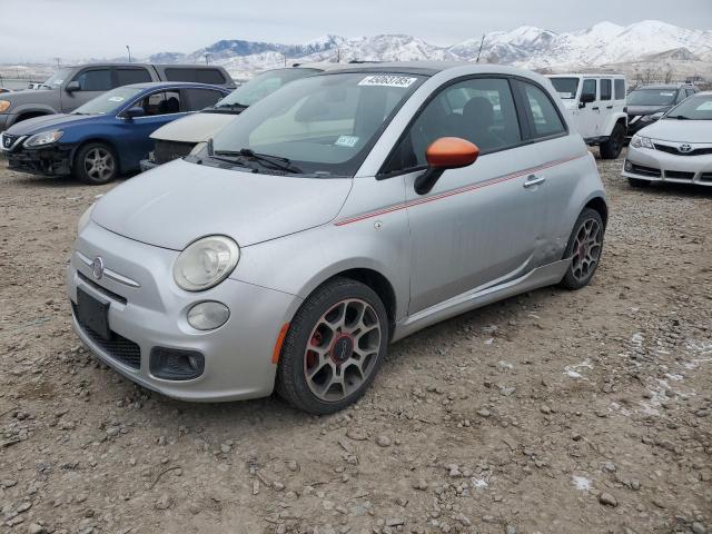 FIAT 500 SPORT 2012 silver  gas 3C3CFFBRXCT116196 photo #1