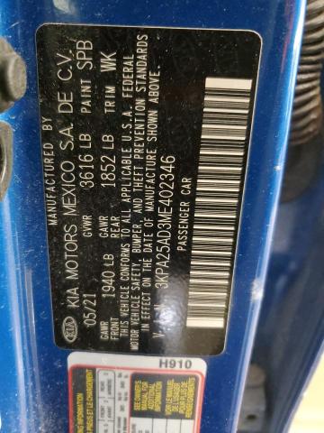 2021 KIA RIO S - 3KPA25AD3ME402346