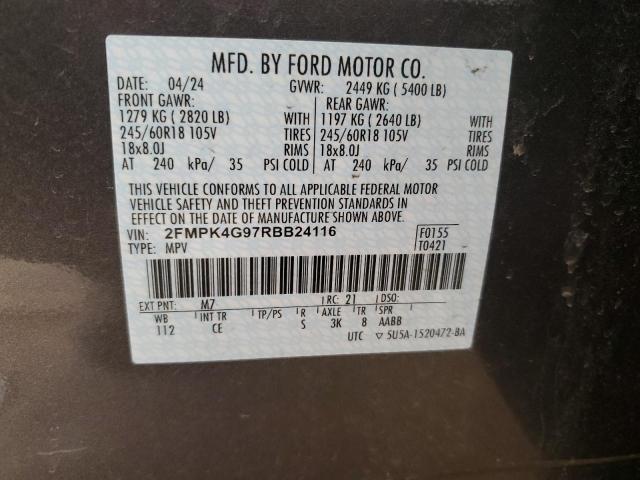 2024 FORD EDGE SE 2FMPK4G97RBB24116