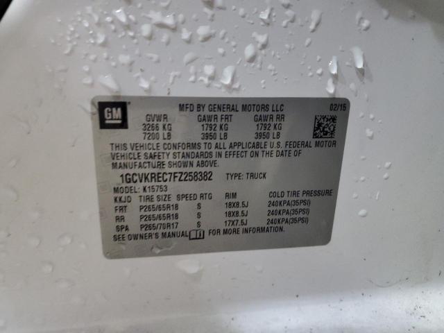 2015 CHEVROLET 1500 1GCVKREC7FZ258382