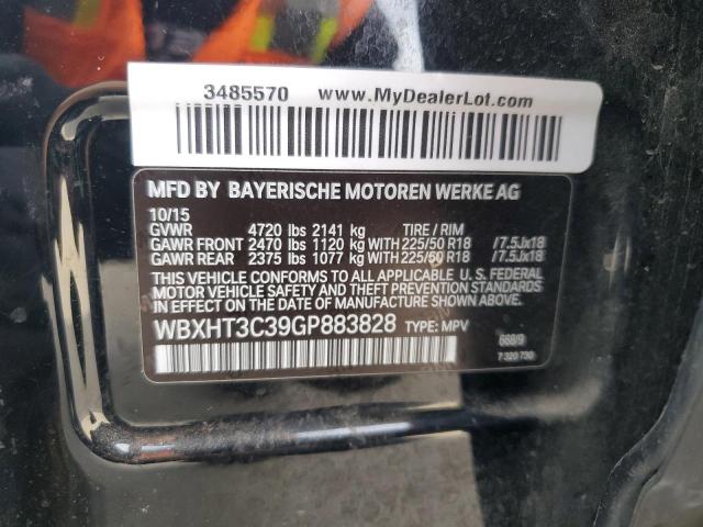 2016 BMW X1 XDRIVE2 - WBXHT3C39GP883828