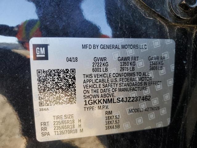 2018 GMC ACADIA SLT - 1GKKNMLS4JZ237462