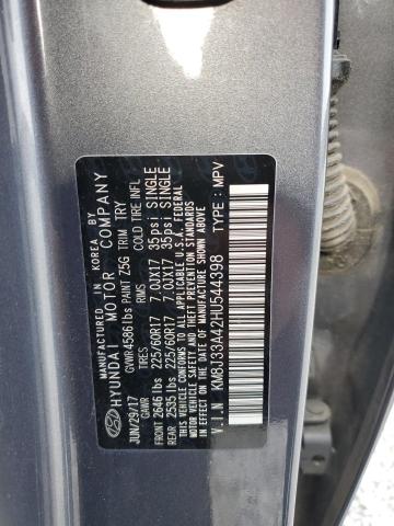 2017 HYUNDAI TUCSON LIM - KM8J33A42HU544398