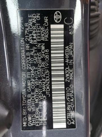 2015 TOYOTA PRIUS - JTDKN3DU3F1910818