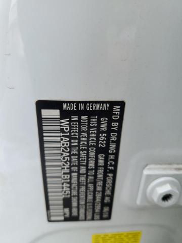 2017 PORSCHE MACAN S WP1AB2A52HLB14451