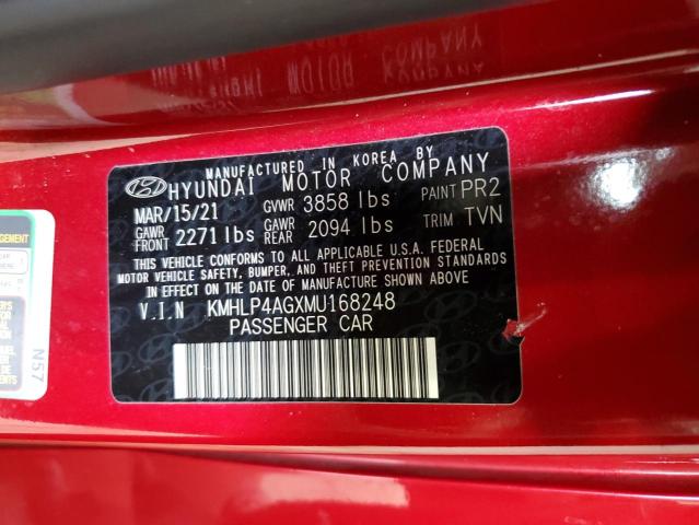 2021 HYUNDAI ELANTRA LI - KMHLP4AGXMU168248