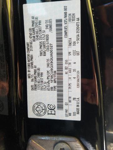 2016 FORD ESCAPE SE - 1FMCU9GX9GUA00327