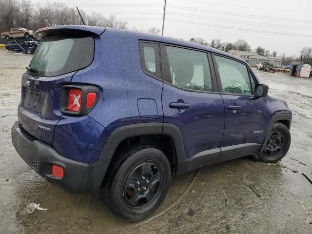Vin: zaccjaatxgpd03574, lot: 43713575, jeep renegade sport 20163