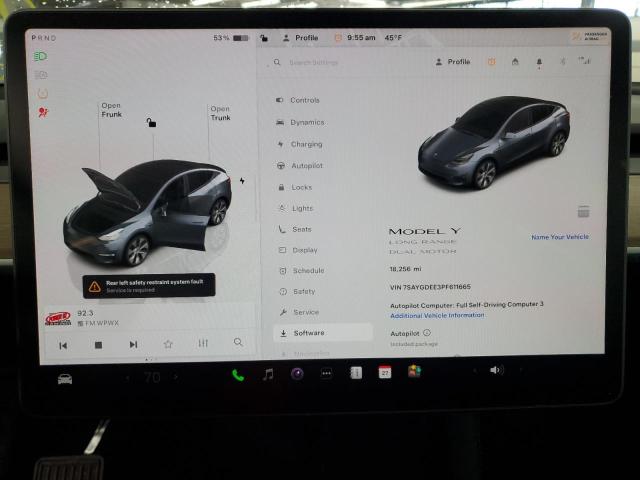 2023 TESLA MODEL Y - 7SAYGDEE3PF611665
