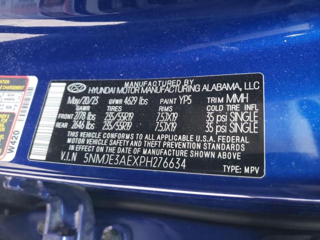 2023 HYUNDAI TUCSON LIM - 5NMJE3AEXPH276634