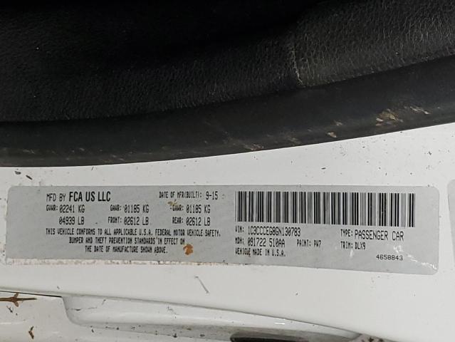 2016 CHRYSLER 200 C - 1C3CCCEG8GN130783