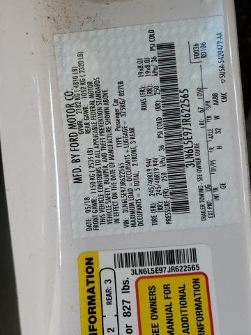 2018 LINCOLN MKZ RESERV - 3LN6L5E97JR622565