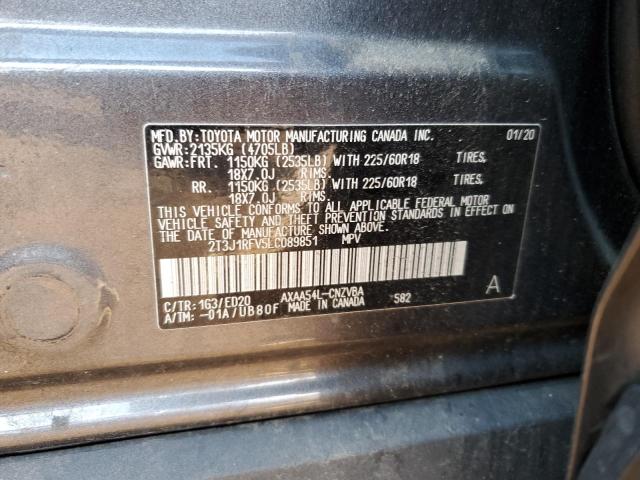 2020 TOYOTA RAV4 ADVEN - 2T3J1RFV5LC089851