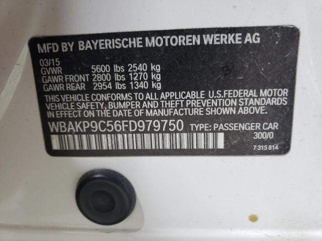 2015 BMW 550 XI WBAKP9C56FD979750