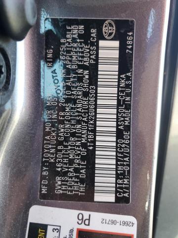 2016 TOYOTA CAMRY LE - 4T1BF1FK2GU606503