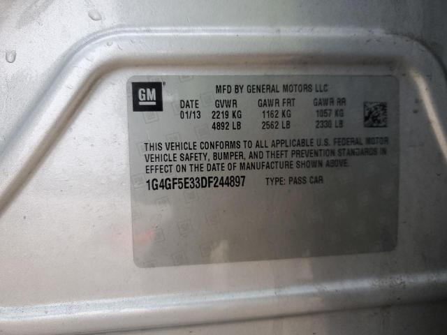 2013 BUICK LACROSSE P - 1G4GF5E33DF244897