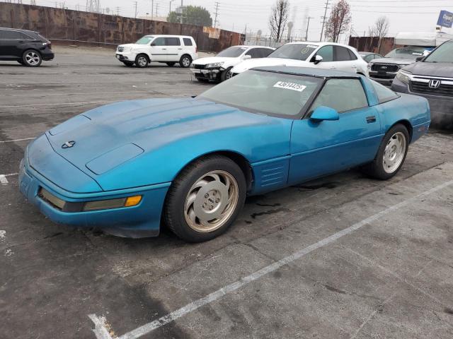 CHEVROLET CORVETTE 1994 teal  gas 1G1YY22P0R5107379 photo #1