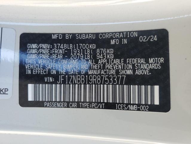 2024 TOYOTA GR 86 JF1ZNBB19R8753377