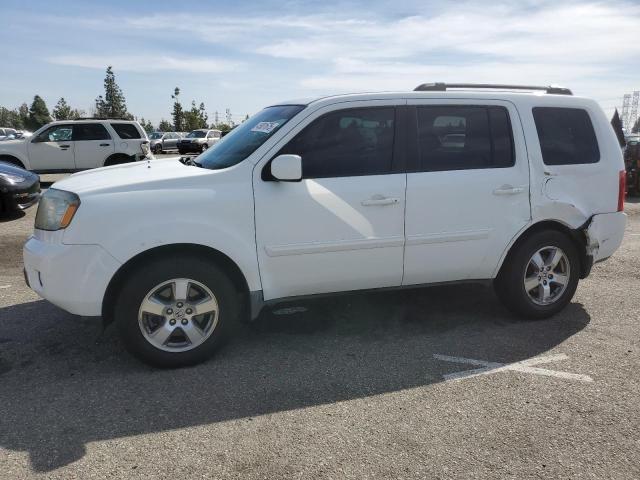 HONDA PILOT EXL 2010 white  gas 5FNYF3H5XAB002523 photo #1