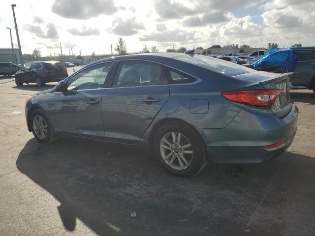 HYUNDAI SONATA SE 2015 blue  Gasoline 5NPE24AF9FH181413 photo #3