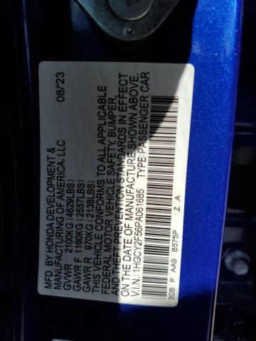 2023 HONDA ACCORD HYB - 1HGCY2F56PA061685