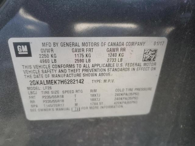 2017 GMC TERRAIN SL - 2GKALMEK7H6282142