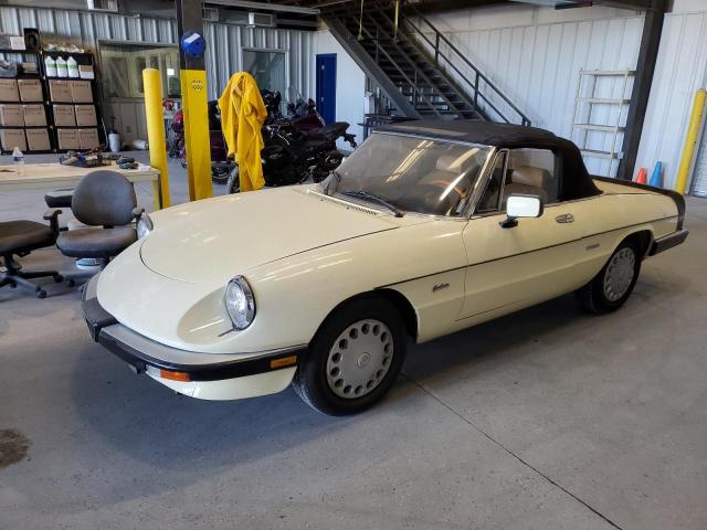 ALFA ROMEO SPIDER GRA 1988 white  gas ZARBA5644J1062712 photo #1