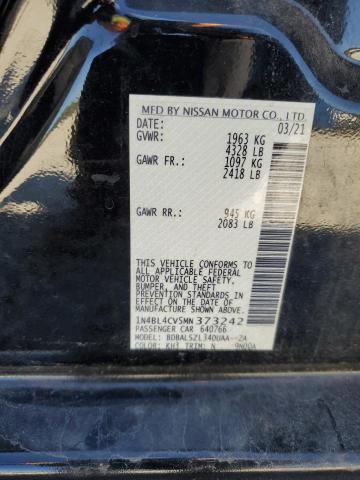 2021 NISSAN ALTIMA SR - 1N4BL4CV5MN373242