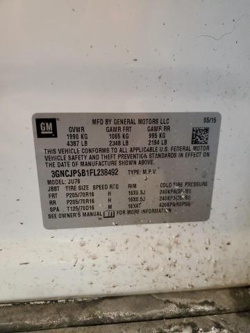 2015 CHEVROLET TRAX 1LS - 3GNCJPSB1FL238492