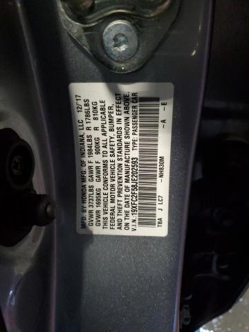 2018 HONDA CIVIC LX - 19XFC2F58JE202593
