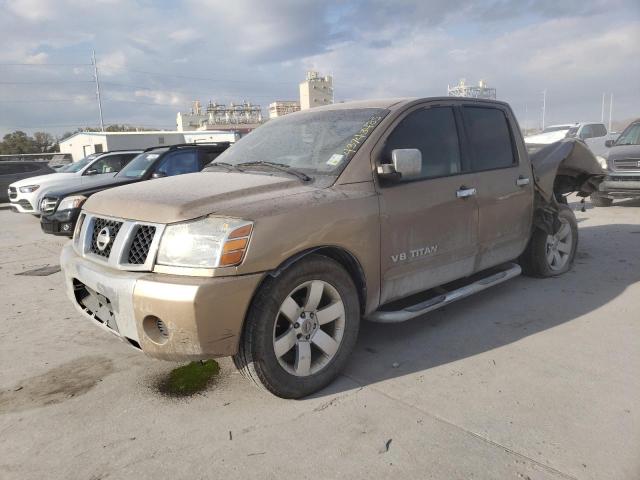 NISSAN TITAN XE 2005 gold  flexible fuel 1N6BA07A55N545249 photo #1