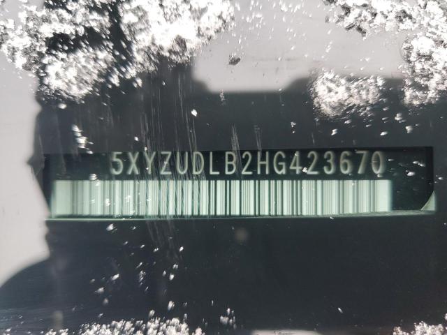 2017 HYUNDAI SANTA FE S 5XYZUDLB2HG423670